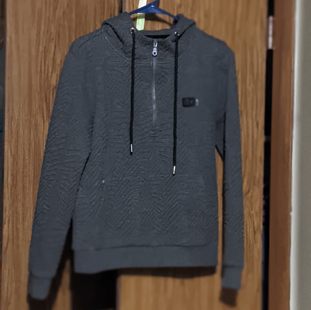 over the shoulder hoodie